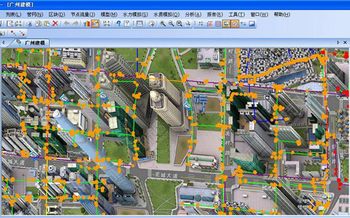 广州水司建成数字管网动态水力模型